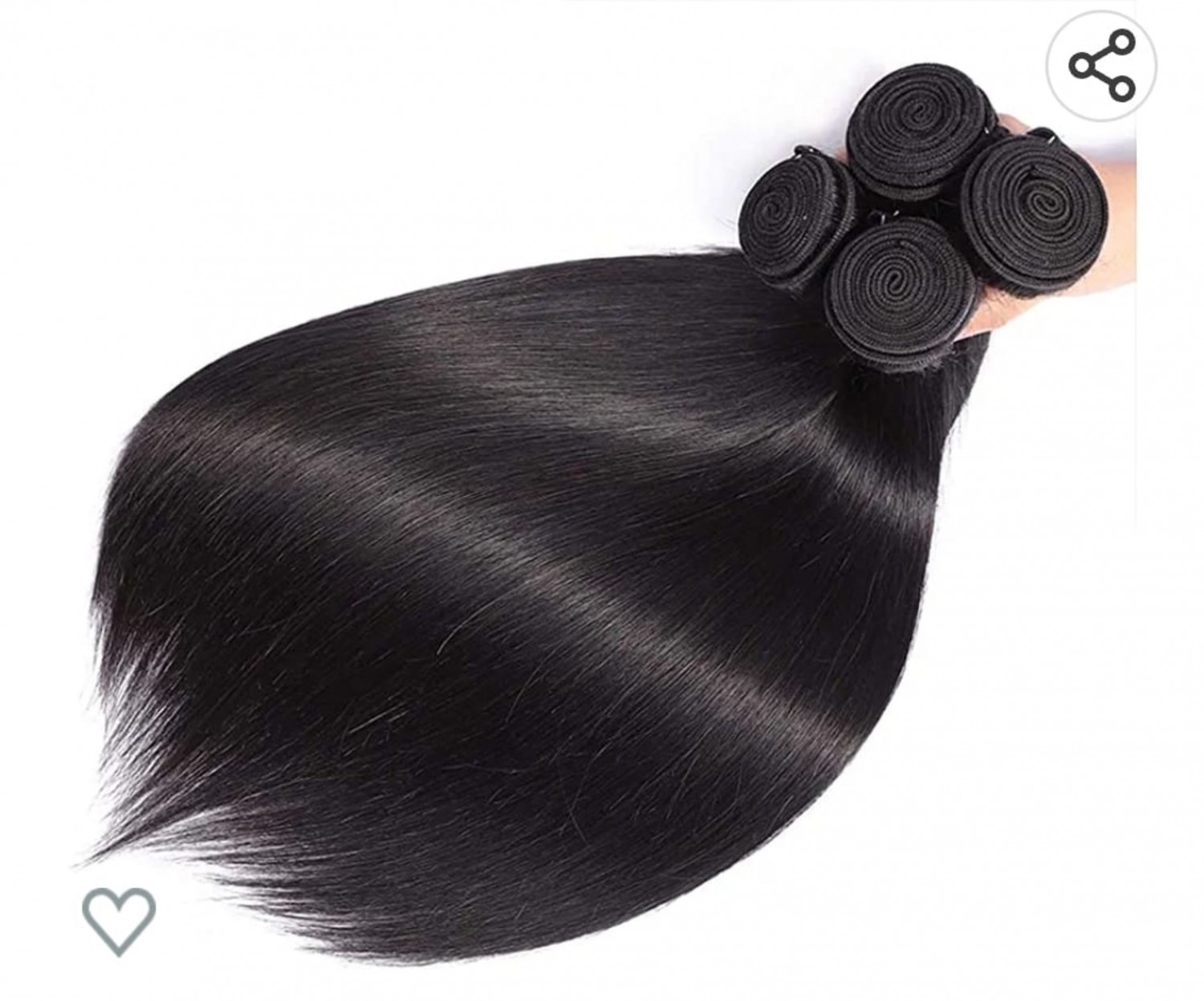 Human Hair Bundle, Brazil Raw Straight, 9A Grade Remy Hair Machine Weft 3 bundles (12 14 16 Inch)