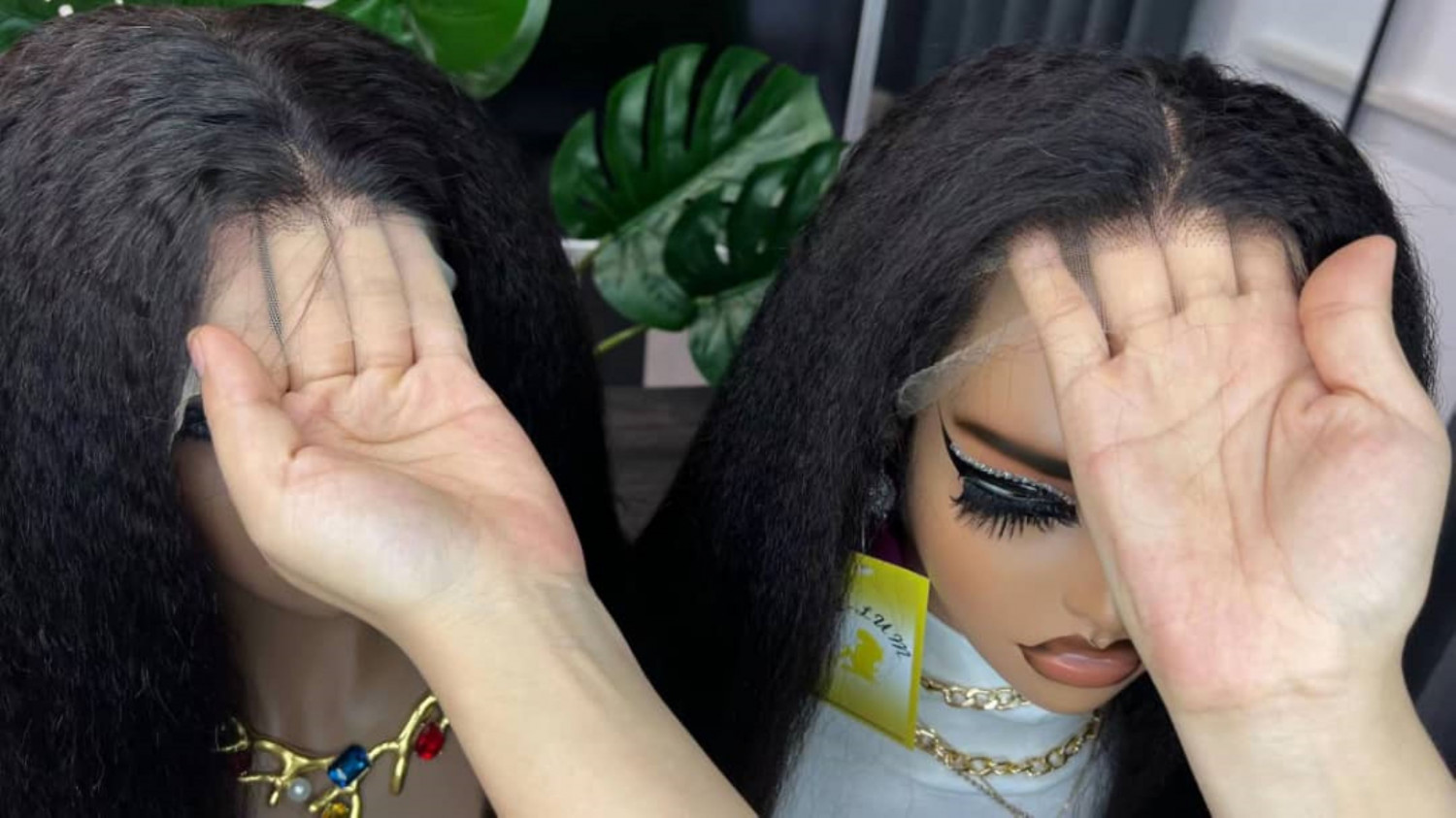 HD Glueless Women human wigs virgin hair 13*4  kinky straight virgin hair